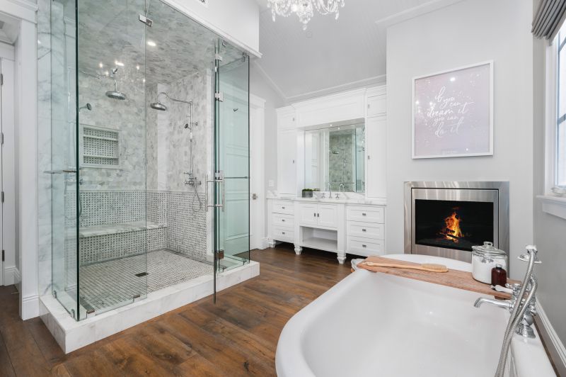 Luxury Bathroom Upgrade with Walk-In Shower
